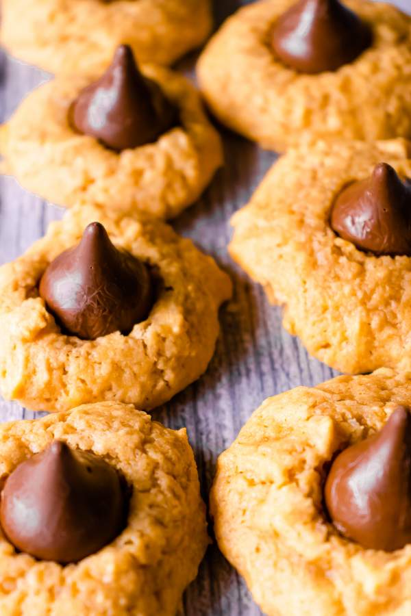 3-Ingredient Peanut Butter Blossom Cookies