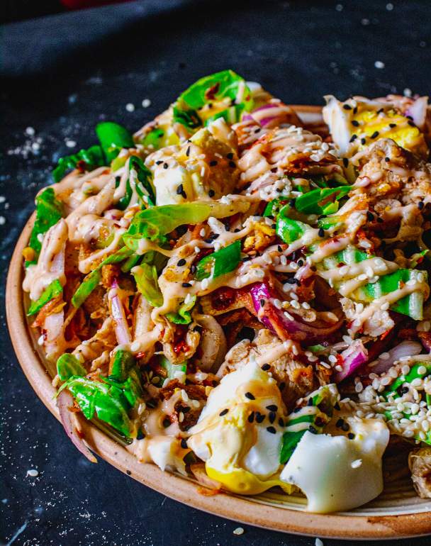 Ginger Sesame Chicken Salad